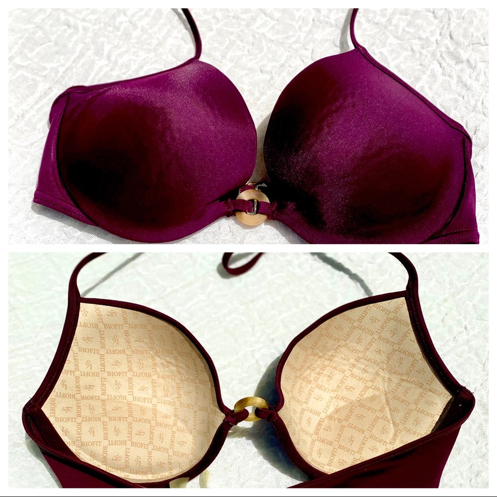 V.Secret Push-Up Triangle Halter String Bikini Top - image 8